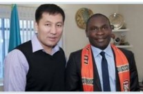 Visite officielle du club de Shakhtar Karanganda, Kazakhstan