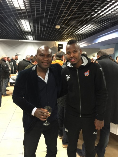 Kévin Fortune avec Daniel Chrysostome